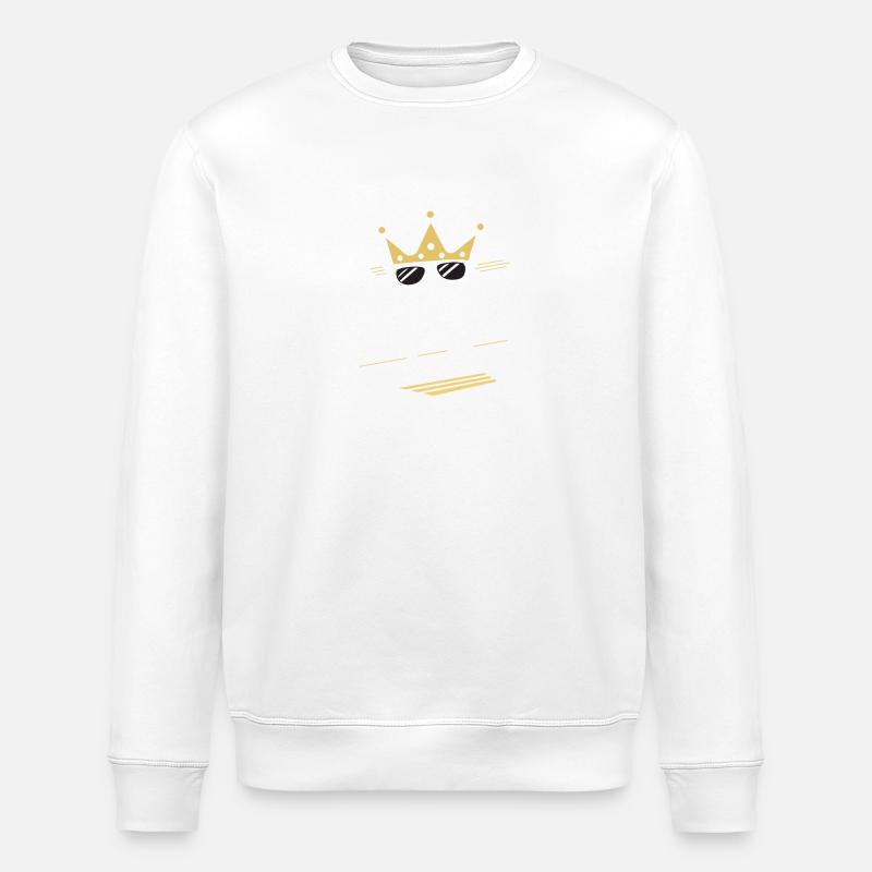 Legenden-Abschied Trainer Danke Coach Lustige - Stanley/Stella Unisex Bio-Sweatshirt ROLLER - Weiß