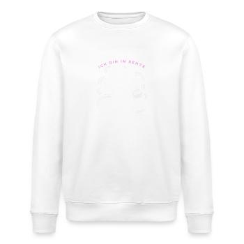 Rente Stressfrei Kuchen Ruhestand Rentner - Stanley/Stella Unisex Bio-Sweatshirt ROLLER - Weiß - Vorne - Nik (191cm)