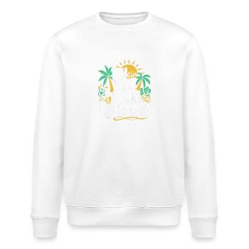 Ruhestand Palmen Rente Abschiedsgeschenk Bald - Stanley/Stella Unisex Bio-Sweatshirt ROLLER - Weiß - Vorne - Nik (191cm)