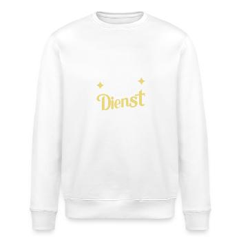 Taxi Papa Dienst Bester Vater Bald Papa Erster - Stanley/Stella Unisex Bio-Sweatshirt ROLLER - Weiß - Vorne - Nik (191cm)