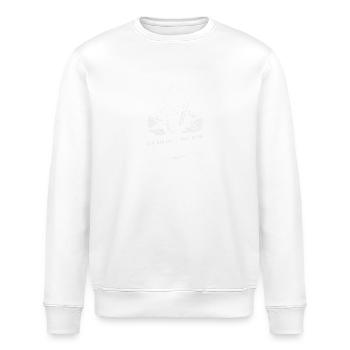 Klettern-Abenteuer Geschenkidee Bergsport Bouldern - Stanley/Stella Unisex Bio-Sweatshirt ROLLER - Weiß - Vorne - Nik (191cm)