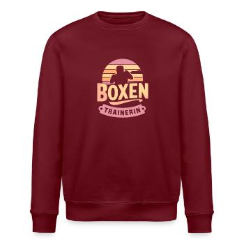 Boxen-Trainerin - Stanley/Stella Unisex Bio-Sweatshirt ROLLER - Weiß - Vorne - Nik (191cm)
