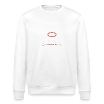 Danke, tolle Zeit beim Basketballnetz! - Stanley/Stella Unisex Bio-Sweatshirt ROLLER - Weiß - Vorne - Nik (191cm)