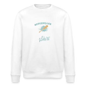 Kanu-Shirt Paddler Kajak Abenteuer Geschenk - Stanley/Stella Unisex Bio-Sweatshirt ROLLER - Weiß - Vorne - Nik (191cm)