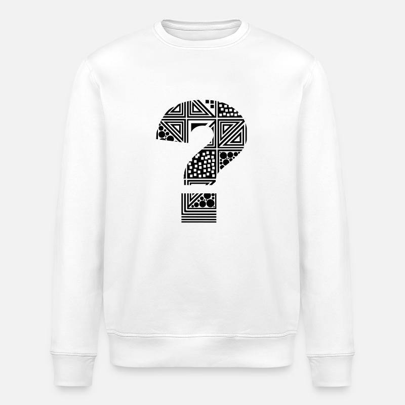 point d'interrogation ? - Sweat bio ROLLER Stanley/Stella Unisexe - blanc