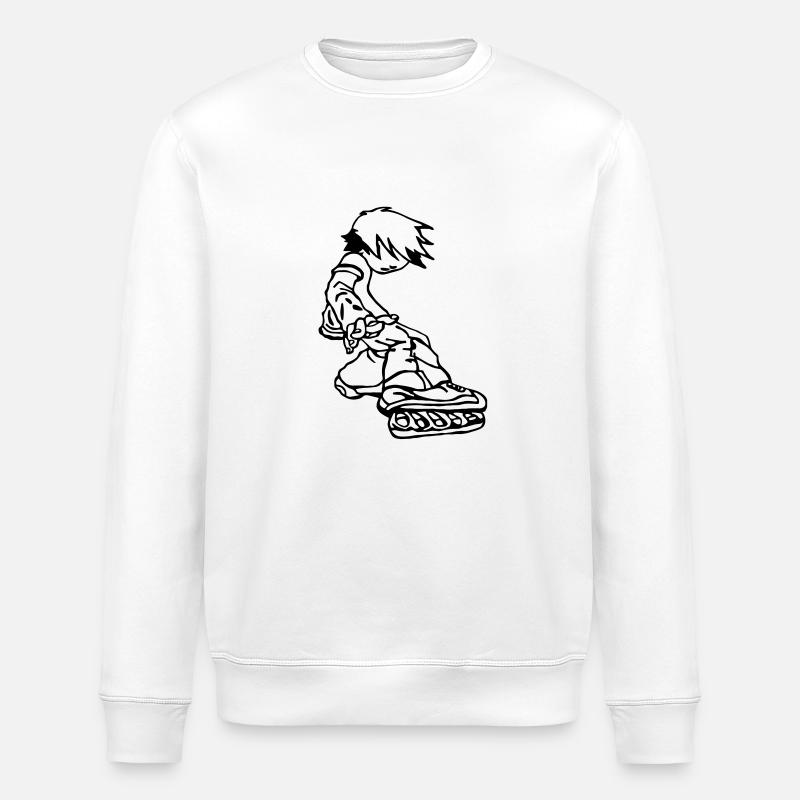 skater - Stanley/Stella Unisex Bio-Sweatshirt ROLLER - Weiß