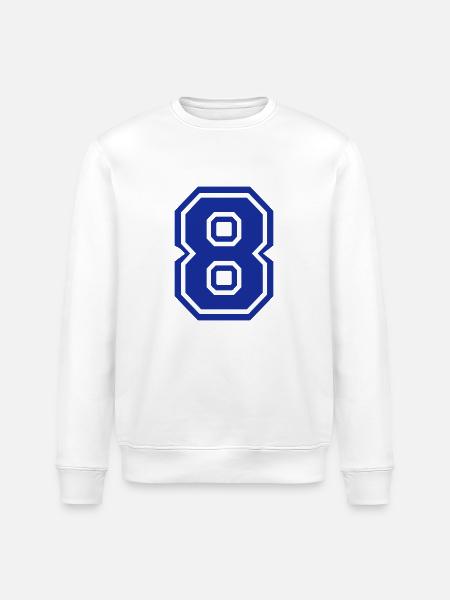 8 - Stanley/Stella ROLLER Unisex Organic Sweatshirt - white