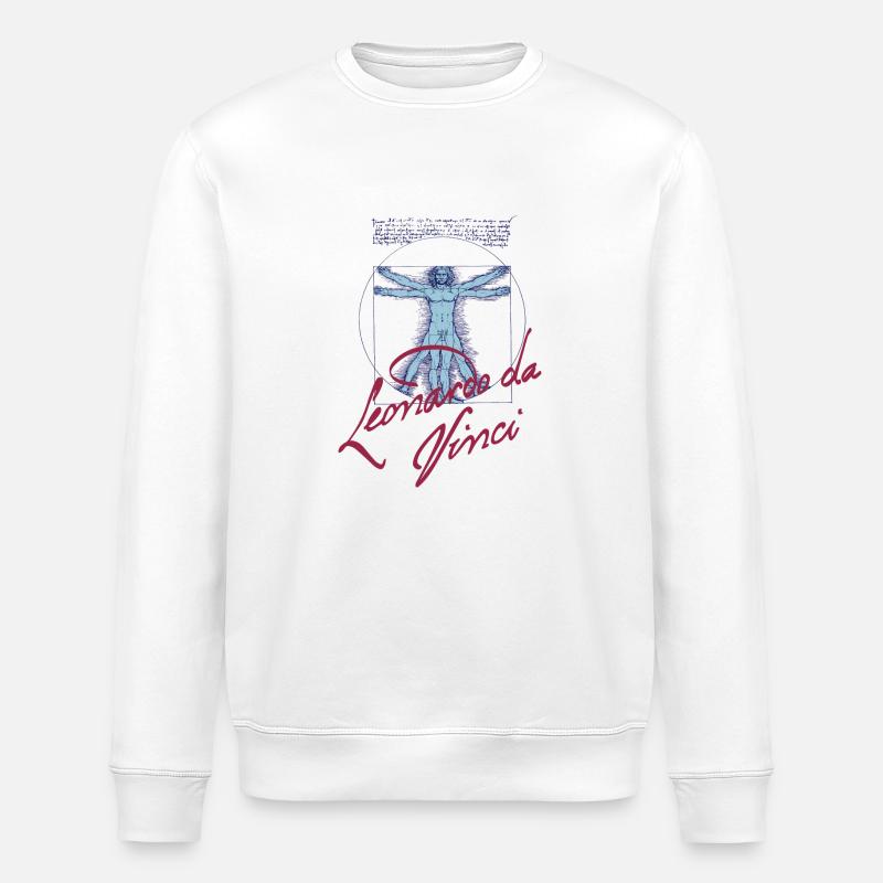 LEONARDO DA VINCI - Stanley/Stella Unisex Bio-Sweatshirt ROLLER - Weiß