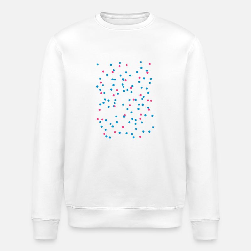 Konfetti - Stanley/Stella Unisex Bio-Sweatshirt ROLLER - Weiß