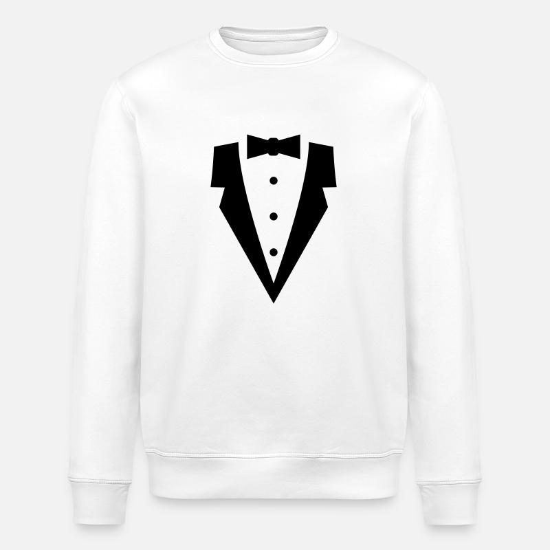 tuxedo_f1 - Sweat bio ROLLER Stanley/Stella Unisexe - blanc
