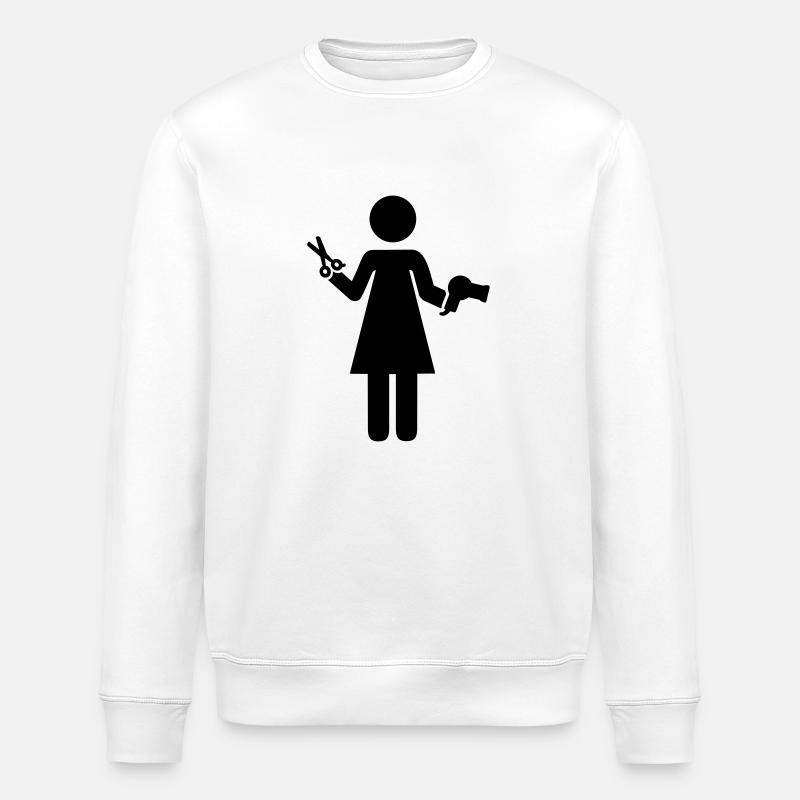 Friseur - Stanley/Stella Unisex Bio-Sweatshirt ROLLER - Weiß