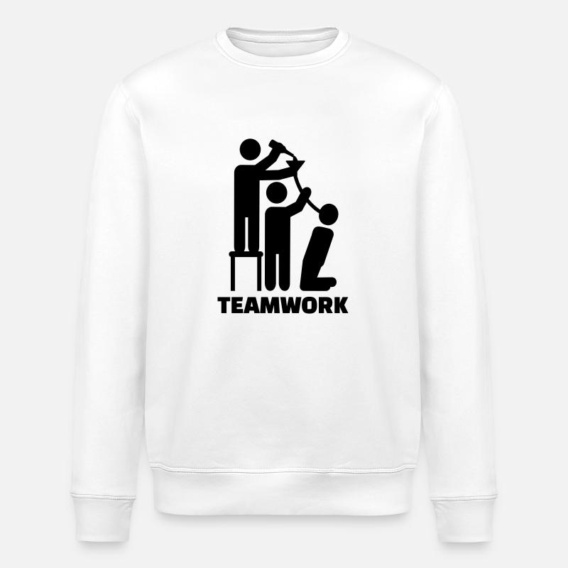 Teamwork - Sweat bio ROLLER Stanley/Stella Unisexe - blanc