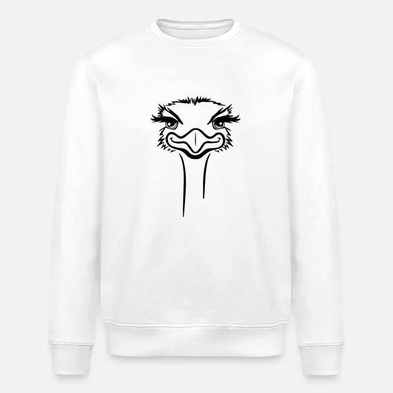 bouquet émeu assez doux - Sweat bio ROLLER Stanley/Stella Unisexe - blanc