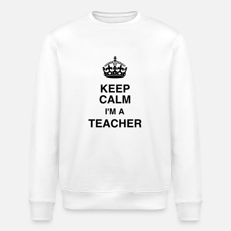 Ecole / Prof / Instit / Professeur / Maîtresse - Sweat bio ROLLER Stanley/Stella Unisexe - blanc