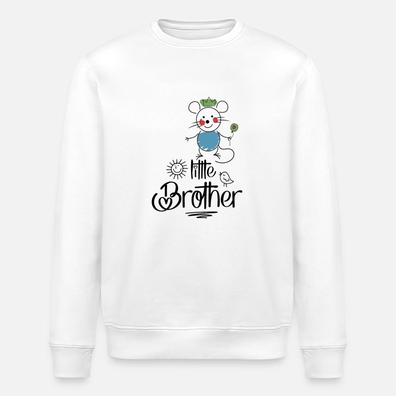 Kleiner Bruder - Stanley/Stella Unisex Bio-Sweatshirt ROLLER - Weiß