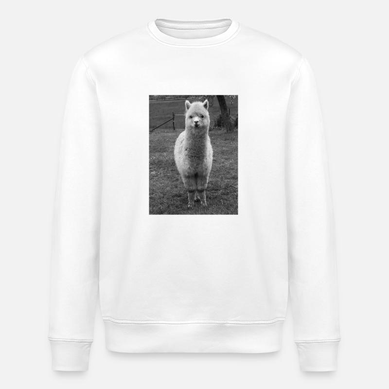 alpaka - Stanley/Stella Unisex Bio-Sweatshirt ROLLER - Weiß