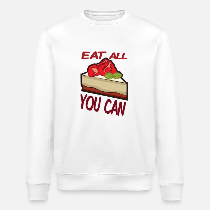 Dessert-Liebhaber - Stanley/Stella Unisex Bio-Sweatshirt ROLLER - Weiß