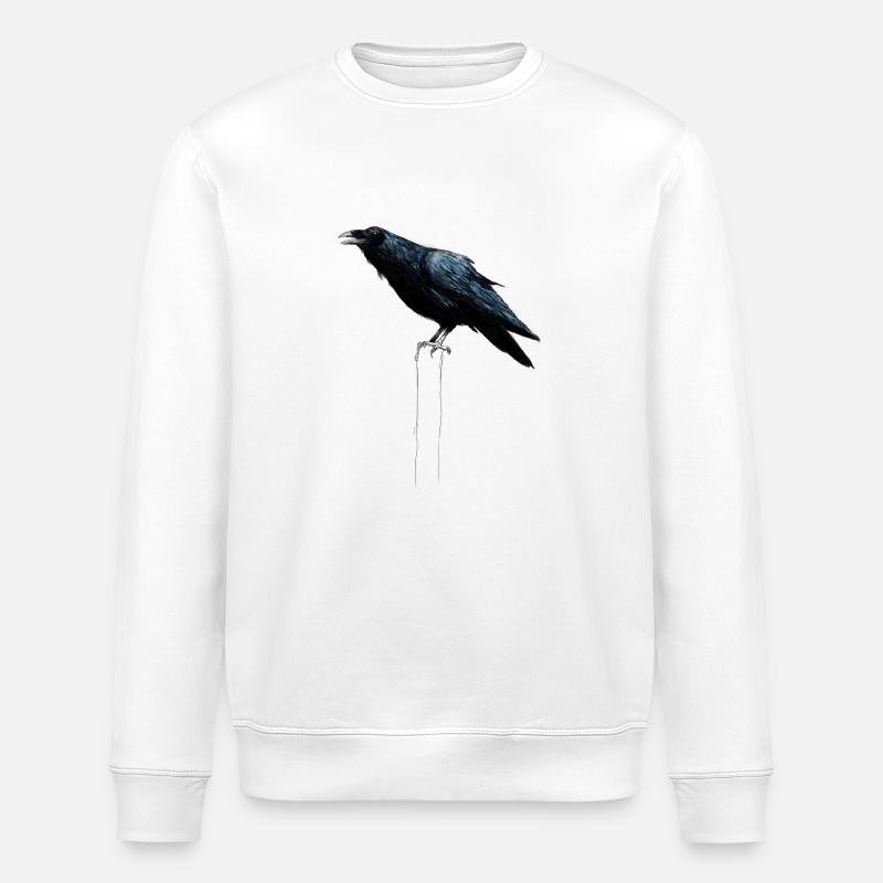 rave - Stanley/Stella ROLLER Unisex Organic Sweatshirt - white