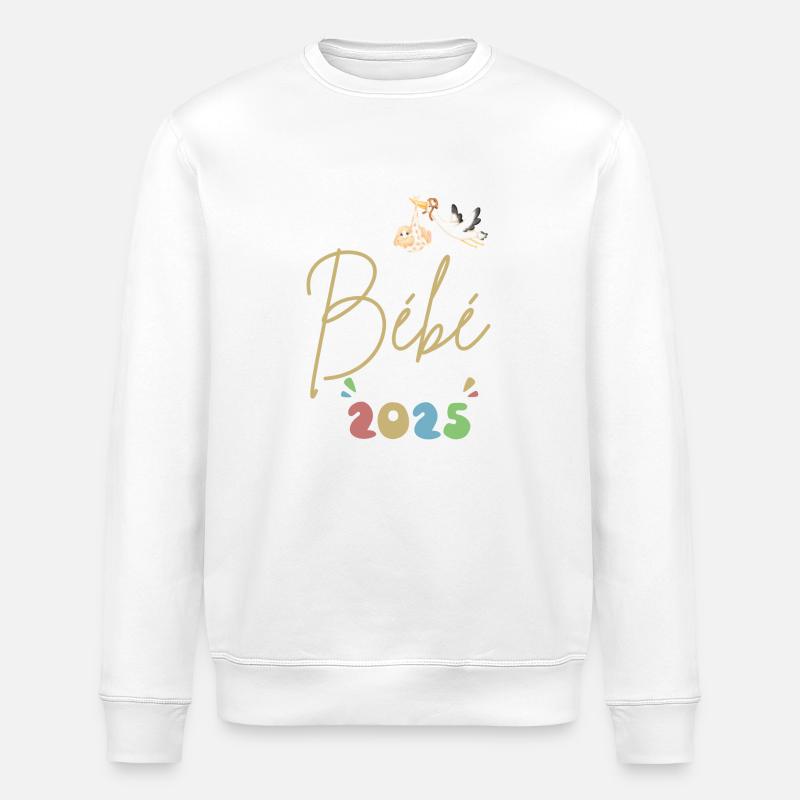 Bébé 2025 - Sweat bio ROLLER Stanley/Stella Unisexe - blanc