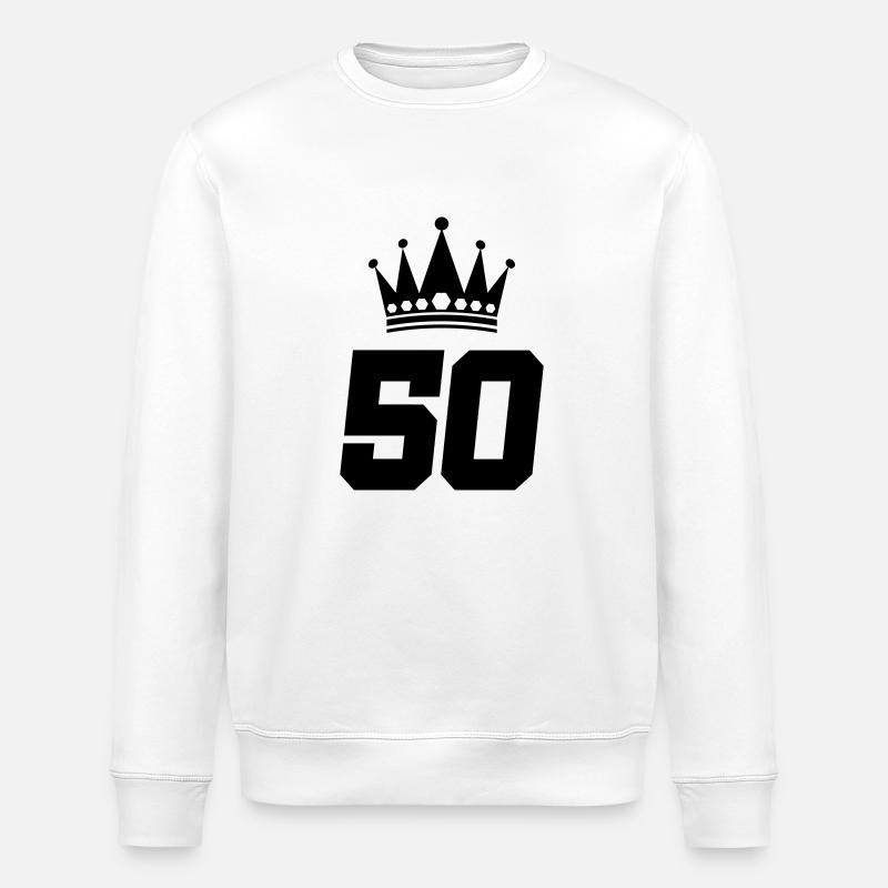 50 CZK - Stanley/Stella ROLLER Unisex Organic Sweatshirt - white