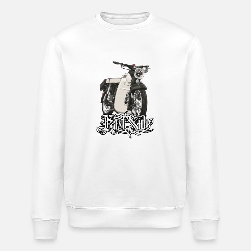 Star (beige) // Illustration - Stanley/Stella Unisex Bio-Sweatshirt ROLLER - Weiß