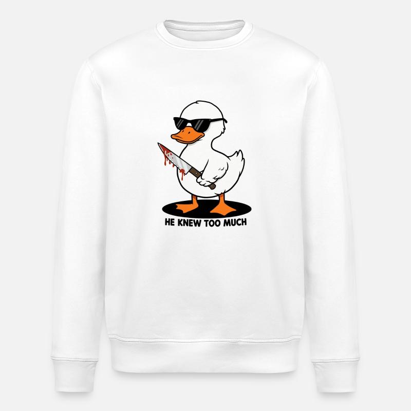 Il en savait trop - Sweat bio ROLLER Stanley/Stella Unisexe - blanc
