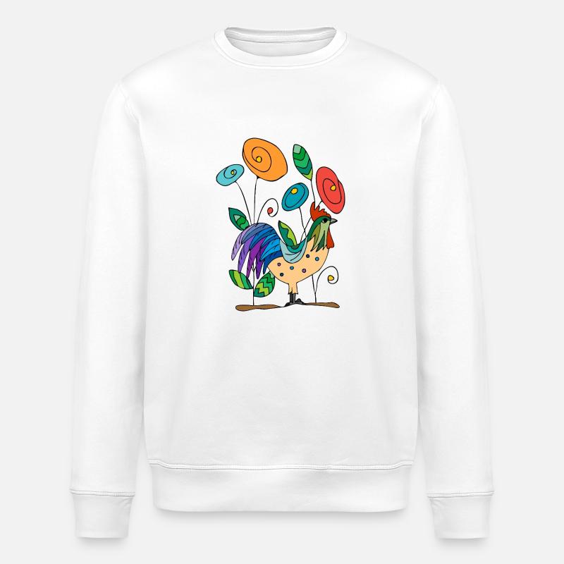 Hahn - Stanley/Stella Unisex Bio-Sweatshirt ROLLER - Weiß
