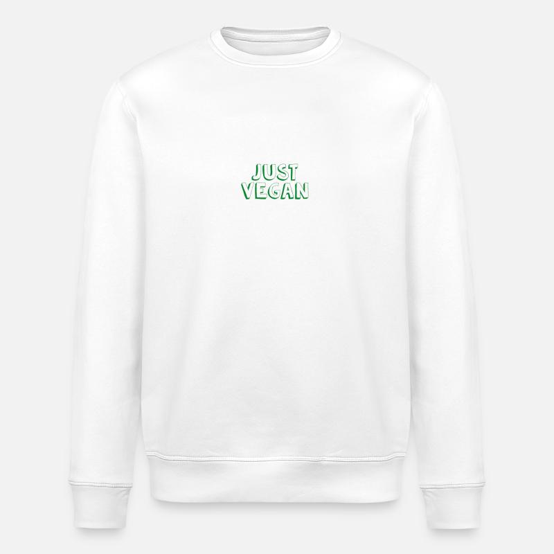 JUST VEGAN, nur vegan ! - Stanley/Stella Unisex Bio-Sweatshirt ROLLER - Weiß