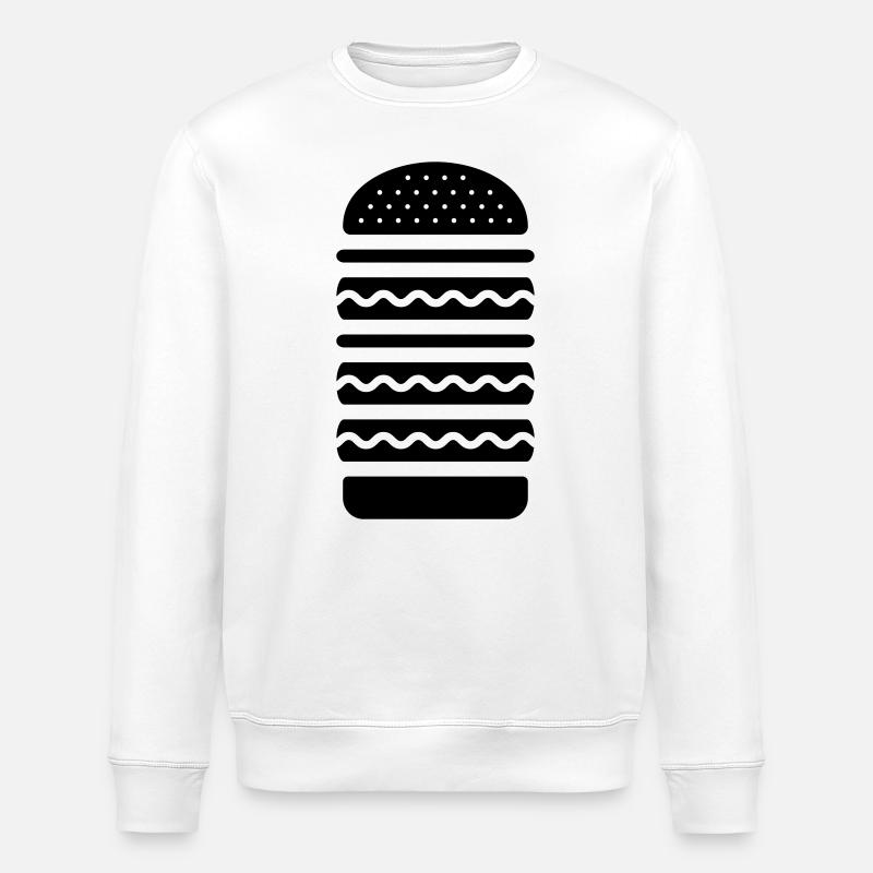 Big Burger Küche - Stanley/Stella Unisex Bio-Sweatshirt ROLLER - Weiß