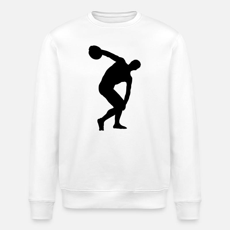 Lancer de disque - Sweat bio ROLLER Stanley/Stella Unisexe - blanc