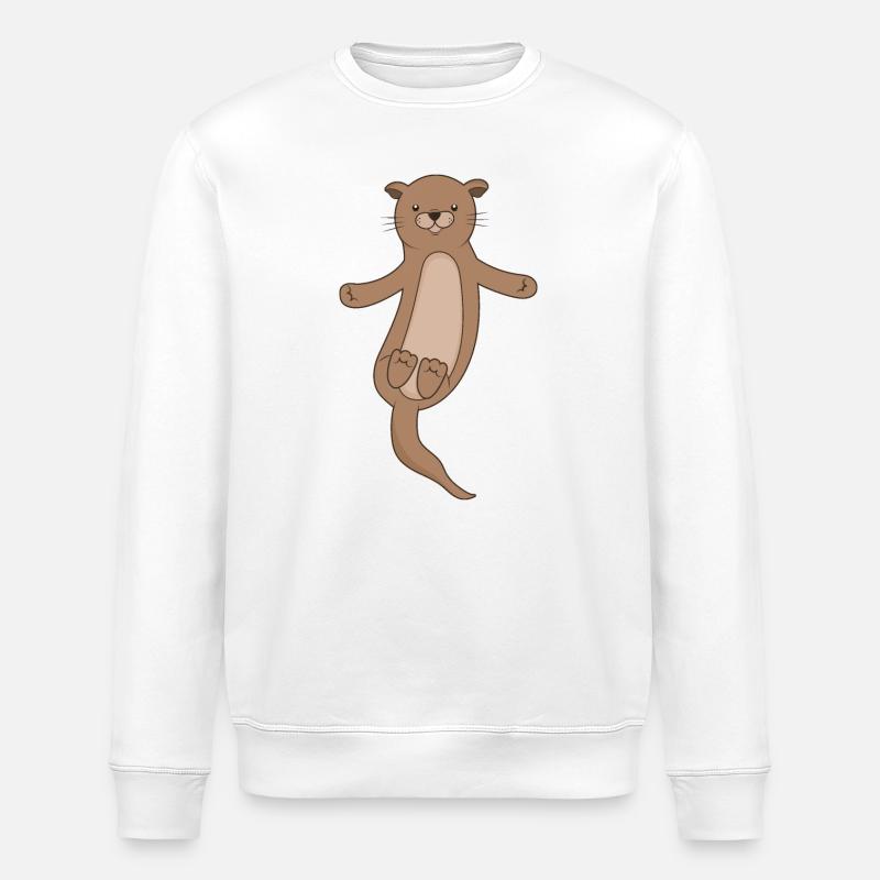Otter - Stanley/Stella Unisex Bio-Sweatshirt ROLLER - Weiß