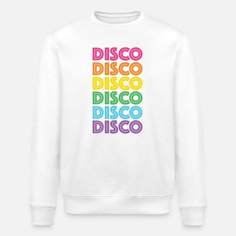 Discothèque rétro LGBTQ - Sweat bio ROLLER Stanley/Stella Unisexe - blanc