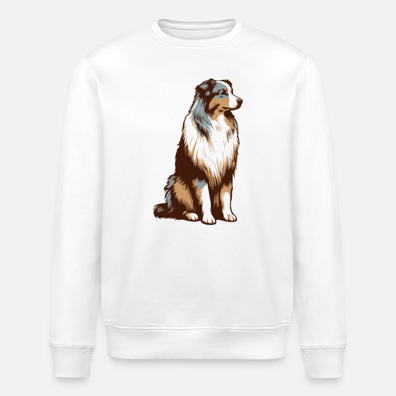 Berger australien - Sweat bio ROLLER Stanley/Stella Unisexe - blanc