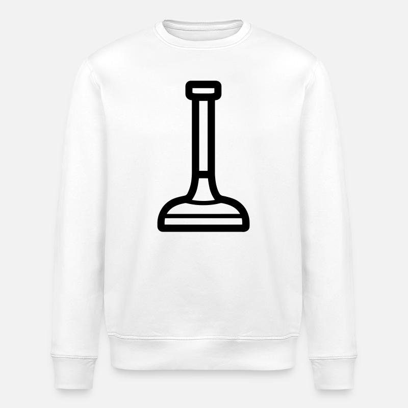 suction cup - Stanley/Stella ROLLER Unisex Organic Sweatshirt - white