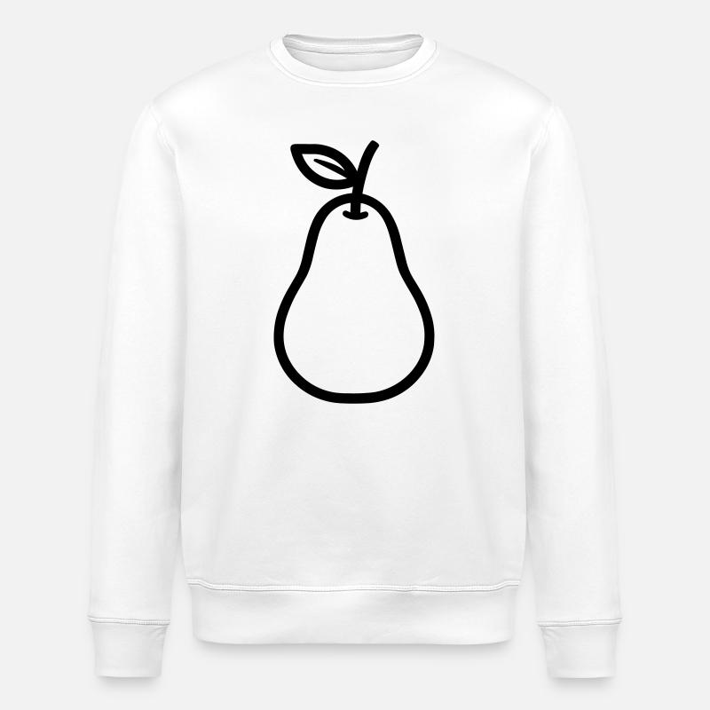 Birne - Stanley/Stella Unisex Bio-Sweatshirt ROLLER - Weiß