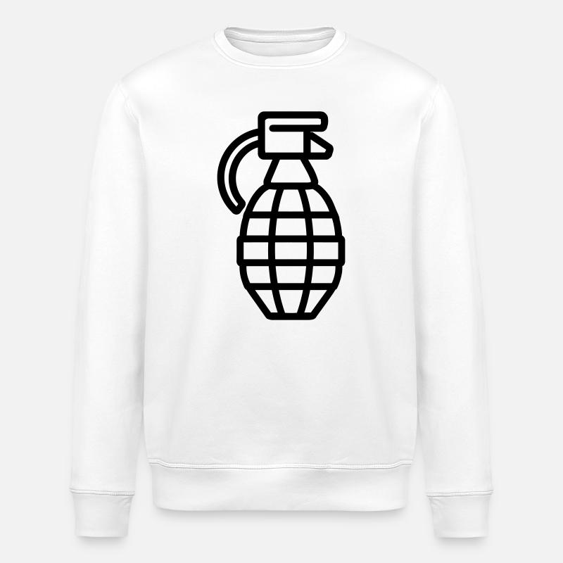 grenade - Sweat bio ROLLER Stanley/Stella Unisexe - blanc