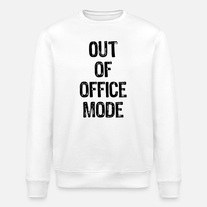 Out of Office Mode  - Stanley/Stella Unisex Bio-Sweatshirt ROLLER - Weiß