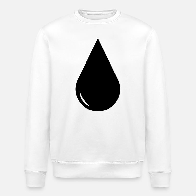 drop - Stanley/Stella ROLLER Unisex Organic Sweatshirt - white