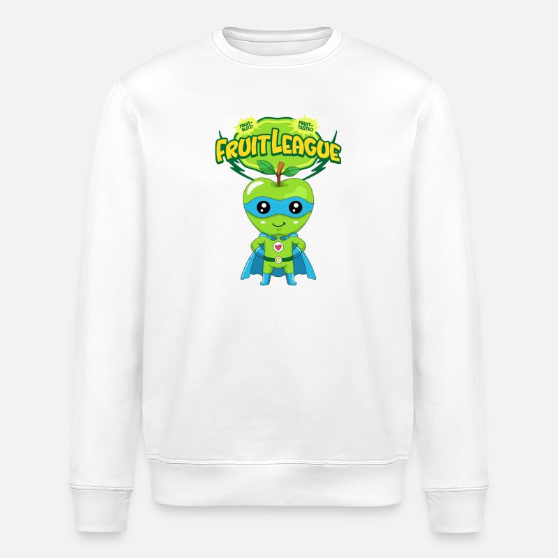 Apfel im anzug - Stanley/Stella Unisex Bio-Sweatshirt ROLLER - Weiß