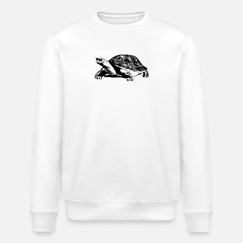 Tortue - Sweat bio ROLLER Stanley/Stella Unisexe - blanc