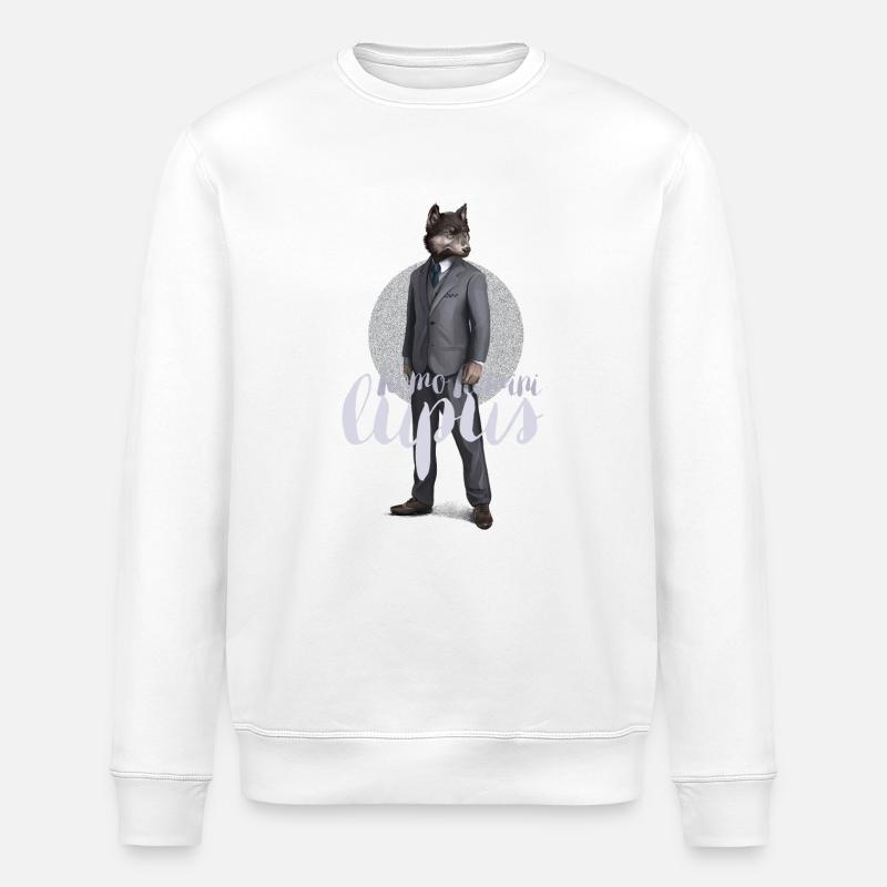 lobo2 - Sweat bio ROLLER Stanley/Stella Unisexe - blanc