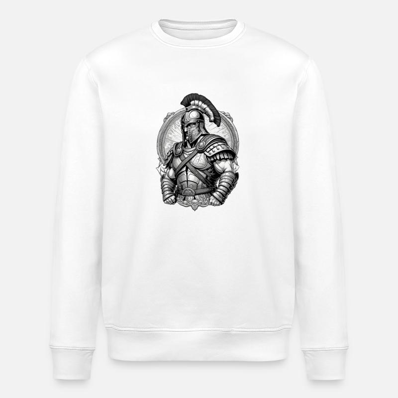 Gladiator Graphics - Stanley/Stella ROLLER Unisex Organic Sweatshirt - white