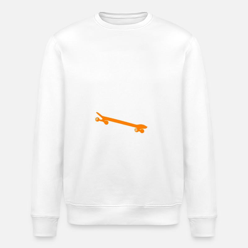 Skateboarding Homme Symbole Skateboard - Sweat bio ROLLER Stanley/Stella Unisexe - blanc