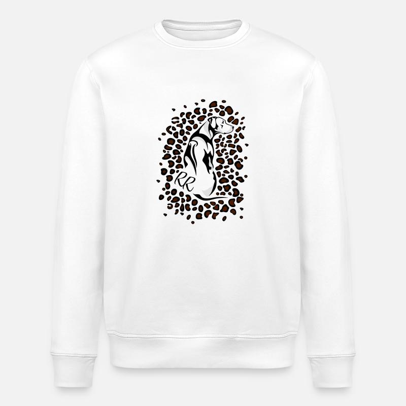 Rhodesian Ridgeback Leo - Stanley/Stella Unisex Bio-Sweatshirt ROLLER - Weiß