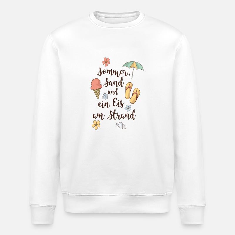 Strand - Stanley/Stella Unisex Bio-Sweatshirt ROLLER - Weiß