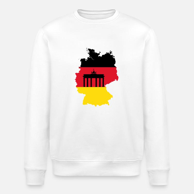 Allemagne - Sweat bio ROLLER Stanley/Stella Unisexe - blanc