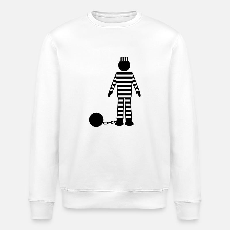 captured - Stanley/Stella ROLLER Unisex Organic Sweatshirt - white