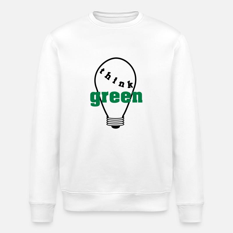 Think Green! - Stanley/Stella Unisex Bio-Sweatshirt ROLLER - Weiß