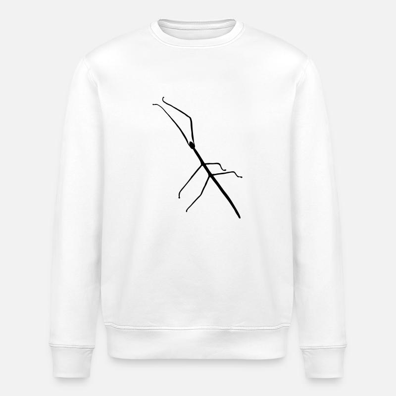 bois_ d'insectes_s1 - Sweat bio ROLLER Stanley/Stella Unisexe - blanc