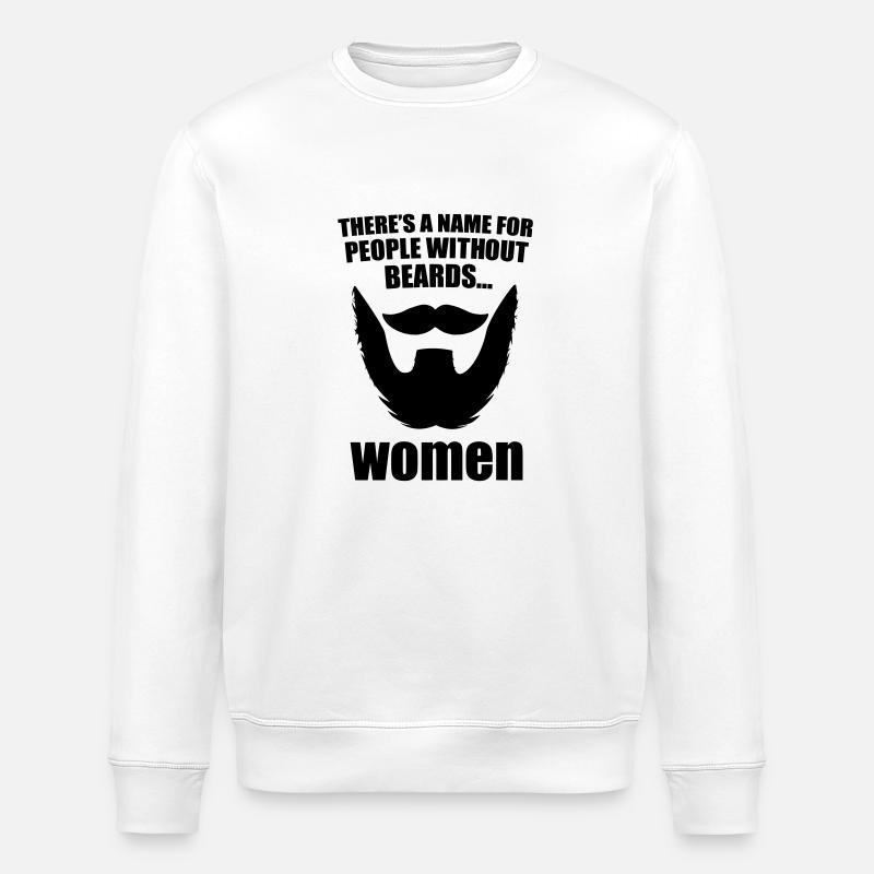 beard - Sweat bio ROLLER Stanley/Stella Unisexe - blanc